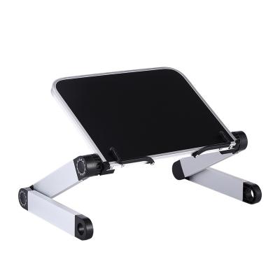 China Custom Wholesale Adjustable Reading Stand Aluminum Top Folding Table (Height) for Laptop and Study for sale