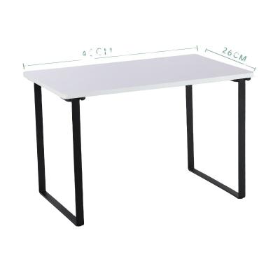 China New Arrive Foldable Cheap Computer Table Wood Folding High Standing Workstation Desk for sale