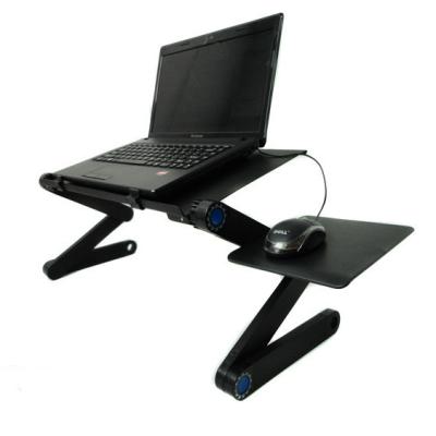 China 360 Rotation(Height)Adjustable High Quality Computer Table Height Adjustable Folding Cooling Laptop Stands for sale