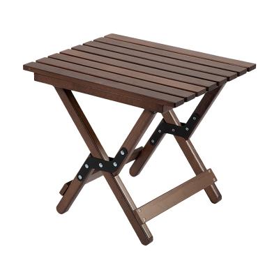 China Modern Outdoor Foldable Multifunctional Folding Camping Picnic Low Price Wooden Stool Beech for sale