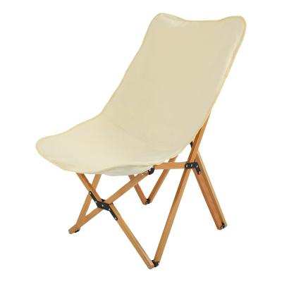 China Modern Wholesale Outdoor High Quality Butterfly Chair Beech Camping Portable Folding Chair for sale