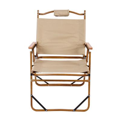 China Factory direct supply modern leisure aluminum Oxford outdoor portable deck chair + beach material folding chair for sale