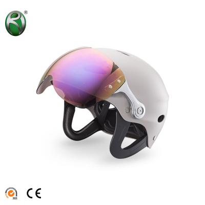 China Adjustable ABS Shell Snow Sport Helmet, Ski Helmet With Visor for sale