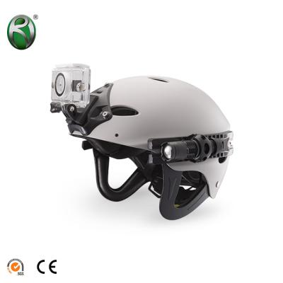 China Outdoor Adventure Helmet ABS Field Wilderness Helmet With Mount And NVG Rail For Light for sale