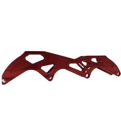 China alu 7075 aluminum speed skate frame, speed alloy integrated frame, CNC integrated skating frame for sale