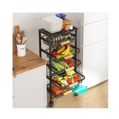 China Stocked Four Layers Of New Shelf Multi-Layer Rack Kitchen Dish Home Universal Storage Rack Cabinet for sale