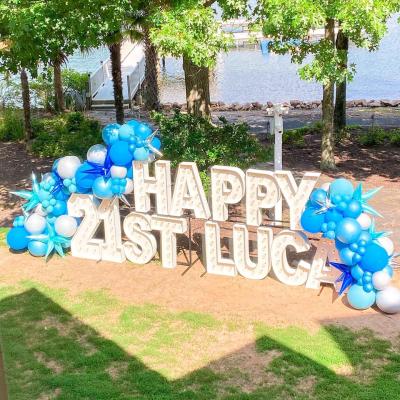 China Solid 3D Wedding Home Outdoor Decoration Festival Decoration Giant Flower Love Letters For Party Stage Props for sale