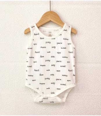 China 100% Cotton Organic Custom Logo Baby Clothes Plain One Piece Plain Baby Clothes Onesi &Plain Baby Onesie for sale