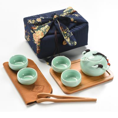 China Yixing Kungfu Tea Set Clay Teapot Authentic Handmade Zisha Teapot Factory Stocked Best Selling Purple Wholesale for sale