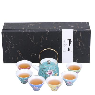 China Best Selling Kungfu Tea Set Peony Chinese Clay Teapot Yixing Zisha Authentic Purple Handmade Factory Wholesale for sale