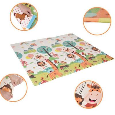 China Non-Toxic Waterproof Luxury Baby Changing Mat Non Slip Baby Play Mat Kids Room XPE Foldable Play Mat for sale