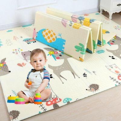 China Eco-Friendly Folding Xpe Play Mat Baby Crawling Mat Baby Floor Non-Toxic Waterproof Waterproof Play Mat for sale