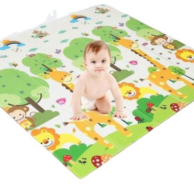 China Good Quality Non-Toxic Waterproof Baby Play Mat Foam Hopscotch Game Mat XPE Foam Folding Crawling Mat for sale