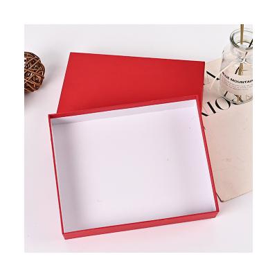 China Cheap Recycled Materials Dress Clothing Red Paper Boxes Packaging Bridesmaid Gift Box Tissue Boxes for sale