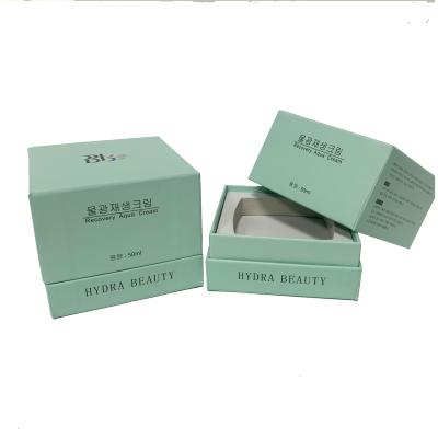 China Wholesale Recycled Materials Custom Luxury Empty Cosmetic Packaging Box Small Skin Care Paper Cardboard Box for sale