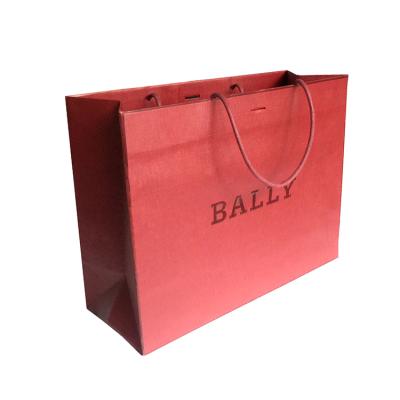 China Recycled Materials Wholesale Custom Shopping Cheap Price Large Recycled Paper Bag With Logo for sale