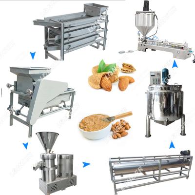 China Snack Factory Nut Grinder Commercial Electric Almond Butter Maker Almond Paste Grinding Machine for sale