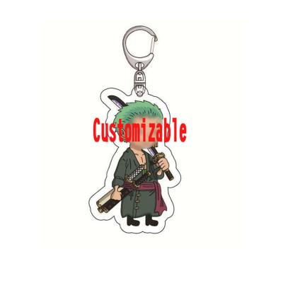 China DIY Key Chain Animation Star Key Chain Comic Gift Environmental Friendly Pendant Creative Decoration To Trace Design for sale