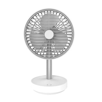 China 2019 High Quality ABS+PP Desktop Room USB Rechargeable Fan for sale