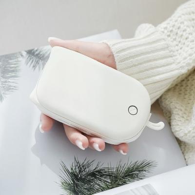 China Cute Candy Cartoon Color Winter Gift Bathroom Hand Warmer Power Bank Available USB Shape for sale