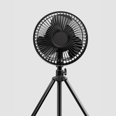 China Single Mode Rechargeable 4000mah Camping Fan With Tripod Lightweight Portable Outdoor Fan for sale