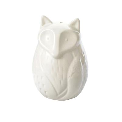 China Ceramic Pot Kitchen Ceramic Pepper Jars For Spices Fox Shape Pepper Spray Seasoning Jar Cute Porcelain Salt Shaker Bulk for sale