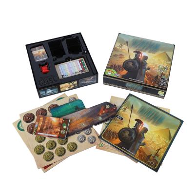 China Wholesale Custom Table Games BoardGame Paper Maker Printing Round Card Games Board Game Set For Kids for sale