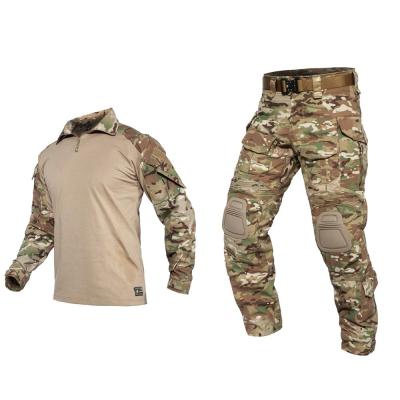 China ANTARCTIC G3 Multicam Breathable Men's Combat Airsoft Frog Suit Set Army Tactical T-Shirt Pants Military Uniform for sale