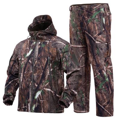 China Classic Camouflage Hunting Shooting Fleece Hunting Jacket Hunting Suits for sale