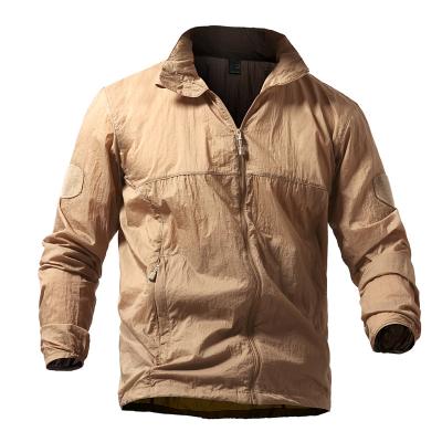 China Breathable Hiking Men Waterproof Outdoor Lightweight Camping Windproof UV Protect Army Tactical Men's Military Rain Coat for sale