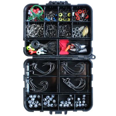 China Portable Combo Box Carp Camping Hooks Lead Swivels Fishing Tackle Box Kit Oudoor Fishing Accessories Set for sale