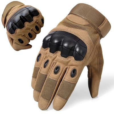 China Breathable and comfortable. Tactical Winter Knuckle Rubber Men For Armor Protection Shell Gloves Climbing Camping Recycling for sale