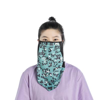 China COMMON Breathable Tube Face Cover Triangle Earring Neck Cuff Face Scarf For Dust Wind for sale