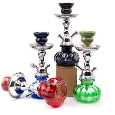 China Wholesale Single Hookah Shisha Smoking Shisha Stainless Steel Tube Stainless Steel Arab Hookah Hookah ZJ Small for sale