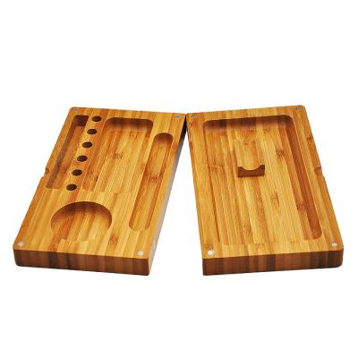 China Multifunctional Wholesale New Wooden Cigarette Rolling ZJ Smoking Rolling Tray for sale