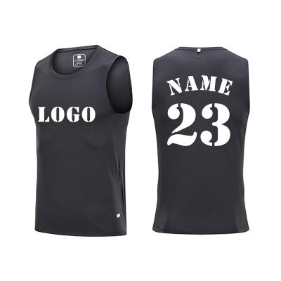 China Wholesale Breathable Custom Sleeveless Running Vest Men Oversized T-shirt Men's T-shirt for sale