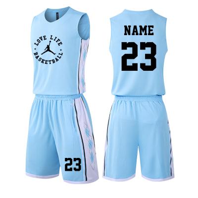 China Breathable Wholesales Discount Custom Team Design Cheap Uniform Basketball Jersey Wear Youth Basketball Uniform for sale