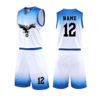 China Team Basketball Uniforms Custom Stitching Breathable Tank Top Basketball Wear Tank Top Shorts Basketball for sale