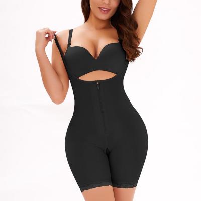 China Antibacterial Women's Body Shaper Pants Butt Lifter Underwear Booty Lift Pulling Belly Shaper Corset Plus Size Bone Shapewear Rubber Jumpsuit for sale