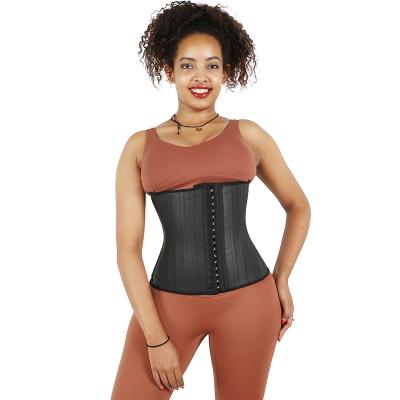 China Wholesale Antibacterial Dropshipping Plus Size Fajas Private Label Latex 25 Steel Bone Waist Trainer Corset for sale