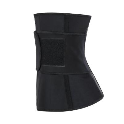 China Antibacterial Mens Waist Trainer Vest With Detachable Sweat Belt Latex Waist Trainer With Zipper And Hooks Strap for sale