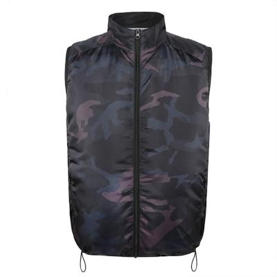 China 2021 New Outdoor Anti-wrinkle Vest Camouflage Cooling Vest With 2pcs Fans Air Conditioning Vest for sale