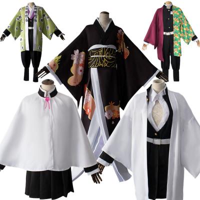 China Cosplay Cartoon Demon Slayer Cosplay Kimono Uniform Cosplay Costume High Quality Anime Shirt Full Set Demon Slayer for sale