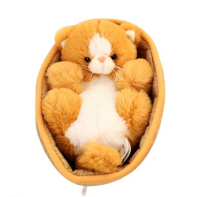 China Cute Baby Cat Accompany Stuffed Plush Pet Cat For Child Fun Wholesale Kawaii Cotton Toy Best Quality Plush Animal Toys for sale