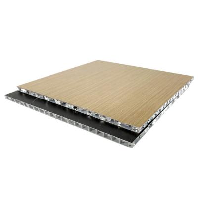 China Durable OEM Aluminum Honeycomb Magnesium Oxide Profile Wood Grain Sandwich Panel Eco - Friendly for sale