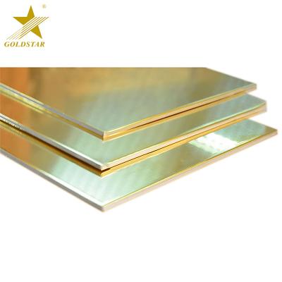 China Cheapest Siding Hardware Exterior Wall Cladding Exterior Wall Copper Composite Panel for sale