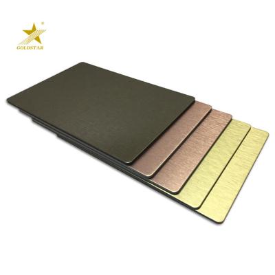 China Contemporary Mobile Against Supporting Structure Product-Aluminum Nacreous Nano Mirror Aluminum Composite Panel ACP for sale