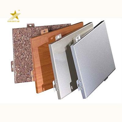 China Contemporary Lightweight Wall Panel Recycled Facade Panels Exterior Honeycomb Anodized Color Mirror Aluminum Sheet for sale