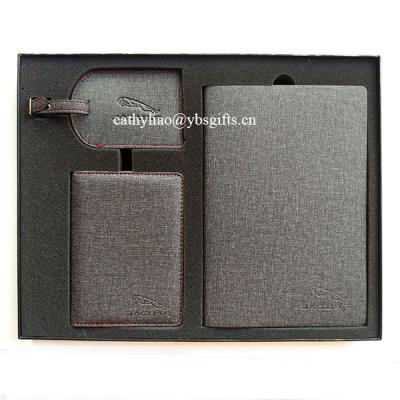 China Gift New Year Corporate Gifts with Passport and Tag Holder and Luggage Book Set for sale