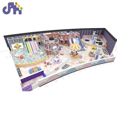 China Plastic Playground Kindergarten Guard Amusement Kids Mine Indoor Playground Ball Design Room Soft Indoor Playground for sale